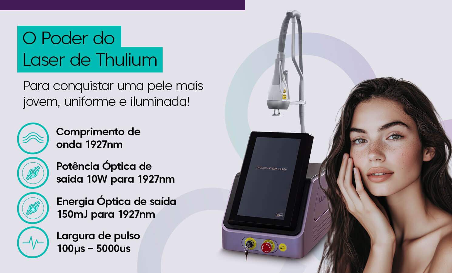 o poder do laser de thulium 