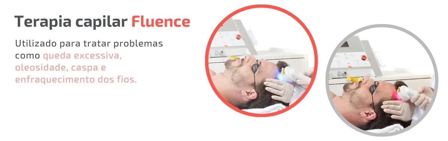 terapia capilar Fluence HTM - Aparelho de Fototerapia por Laser e Led