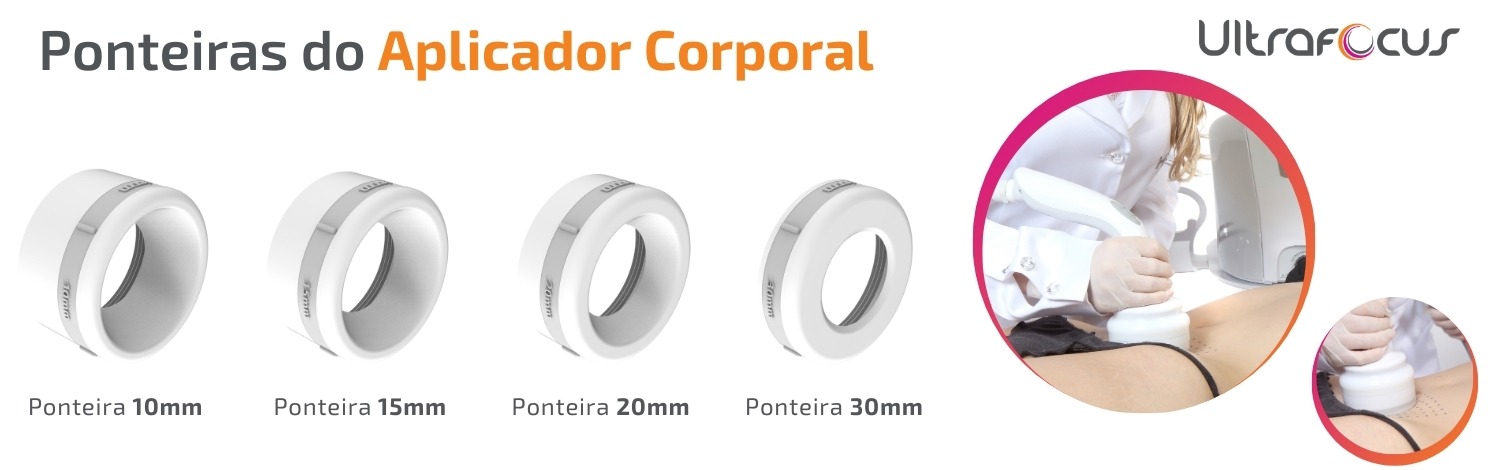 Novo Ultrafocus HTM - ponteiras do aplicador corporal