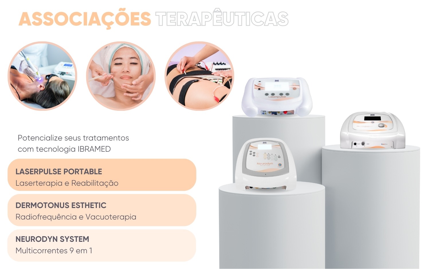 Novo Sonofocus Portátil Ibramed associações