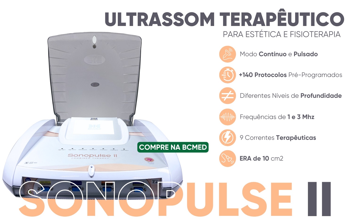 APRESENTAÇÃO Sonopulse II - Ultrassom Terapêutico