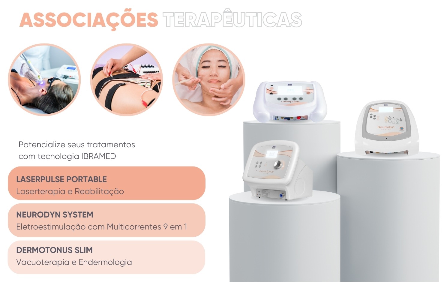 associações terapeuticas sonopulse iii ibramed 