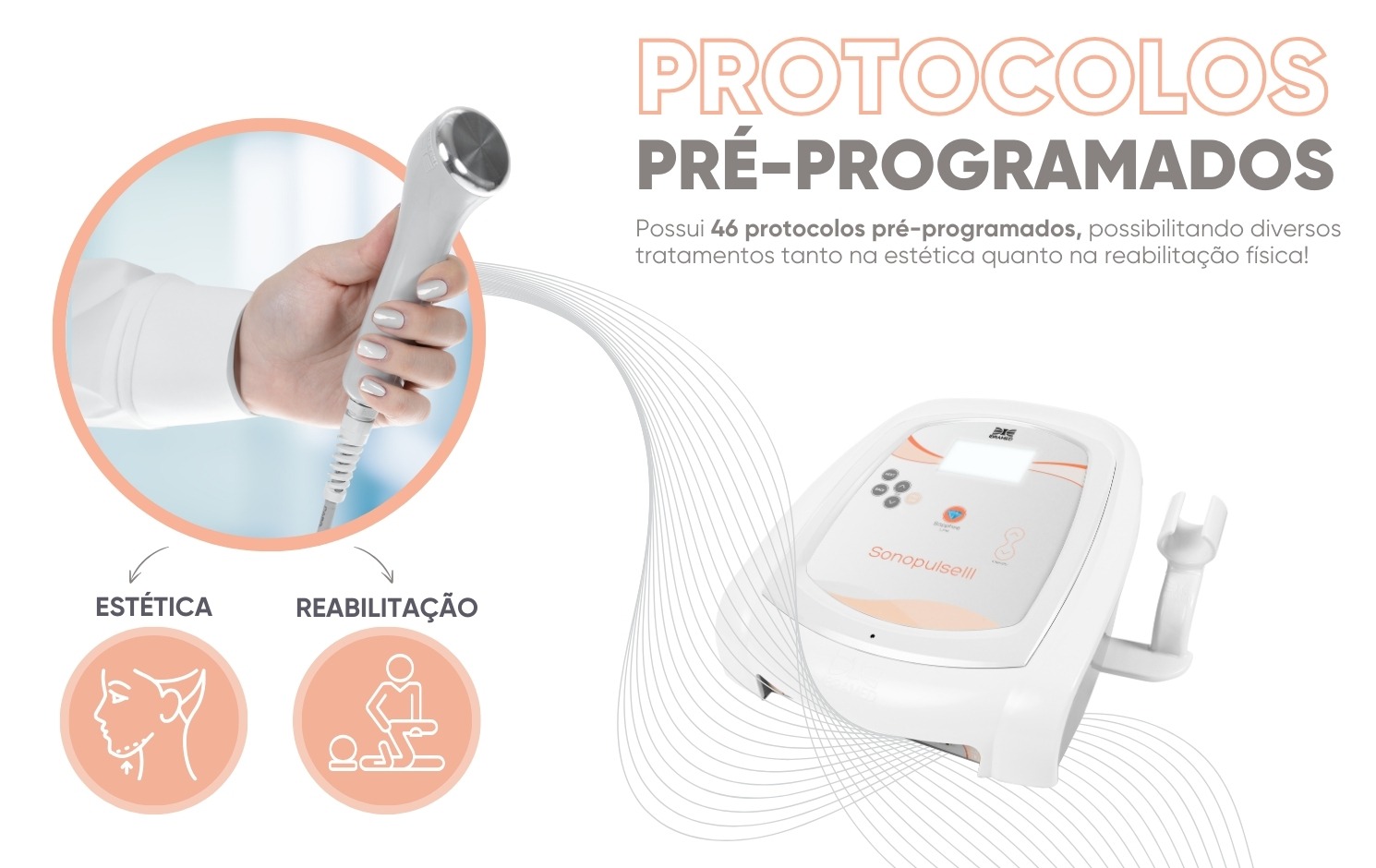 diferenciais e benefícios do sonopulse iii ibramed 