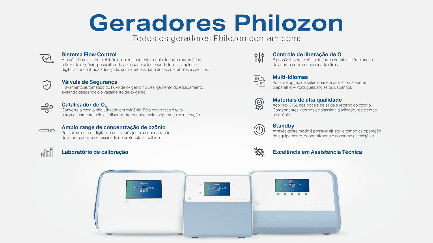 Geradores Philozon - tenha já o seu na BCMED! 