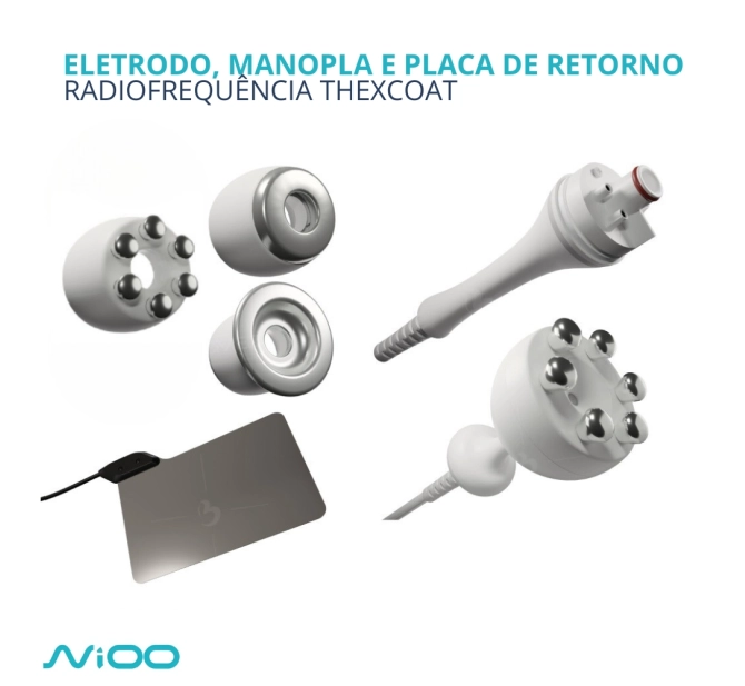 Nioo Aparelho de Fotobiomodulação + RF Convencional + RF Fracionada - Tonederm 