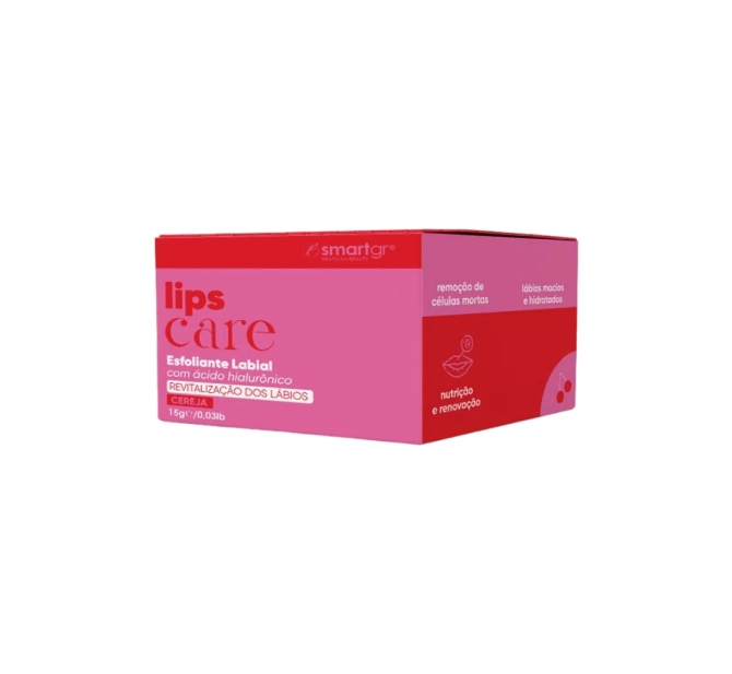 Smart Lips Care - Esfoliante Labial Cereja 15g - Smart GR