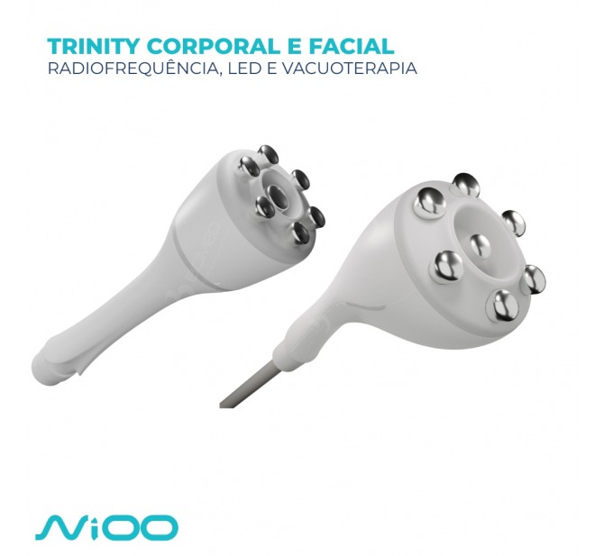 Nioo Prime - Trinity Corporal e Facial + Peeling de Diamante + Radiofrequência + Jato de Plasma + Eletroestimulação - Tonederm