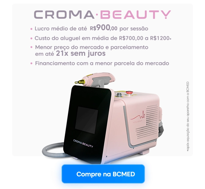 Croma Beauty - Laser para Remoção de Tatuagem, Despigmentação e Black Peel - Cromatic 