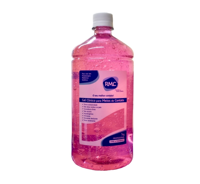  Gel Condutor Rosa Frasco 1 kg - RMC