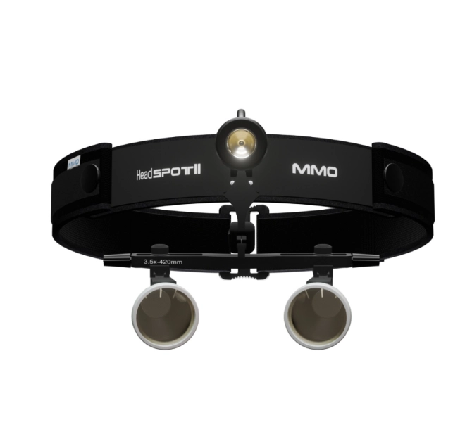 Head Spot II MMO SE 420 - Lupa de Pala Com Foco Frontal Fotóforo LED 3,5x