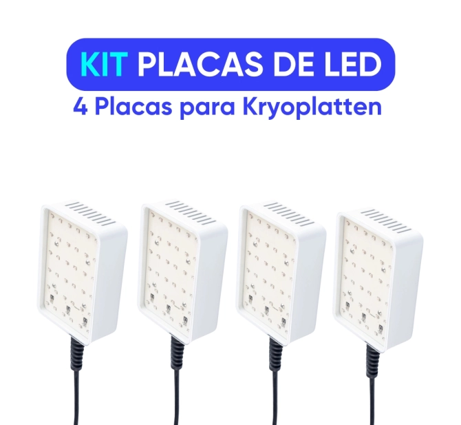 Kit 4 Placas de LED para KRYOPLATTEN - Bioset 