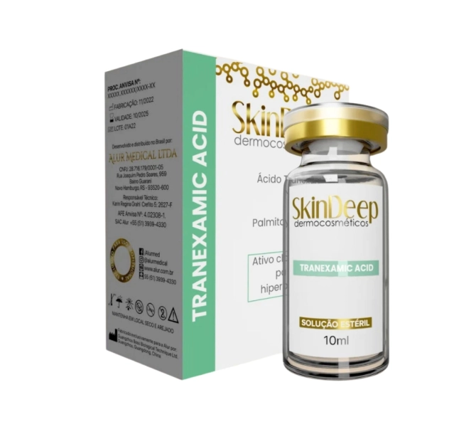 Kit Ácido Hialurônico + Colágeno - Ativo Protein Peptide + Ativo Tranexamic Acid - SkinDeep