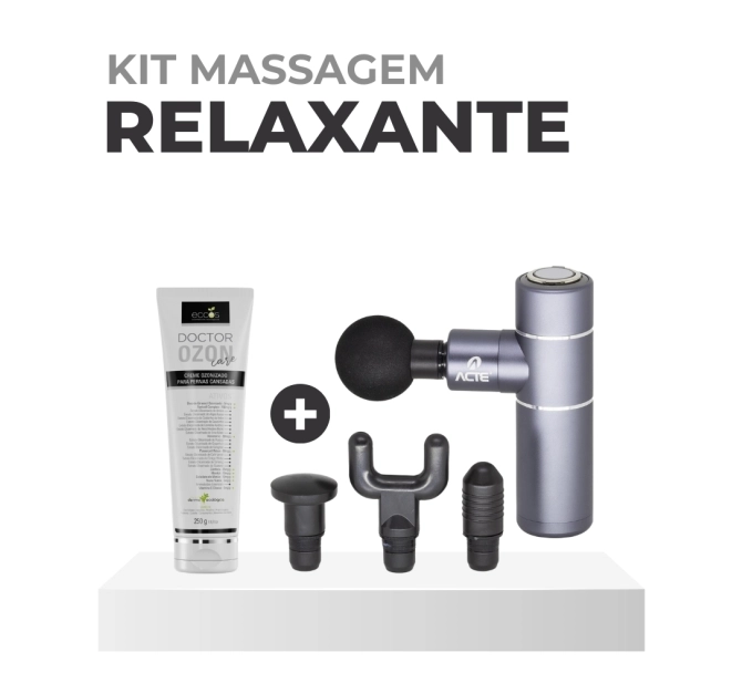 Kit Massagem Relaxante - Acte Massageador + Creme Ozonizado Doctor Ozon ...