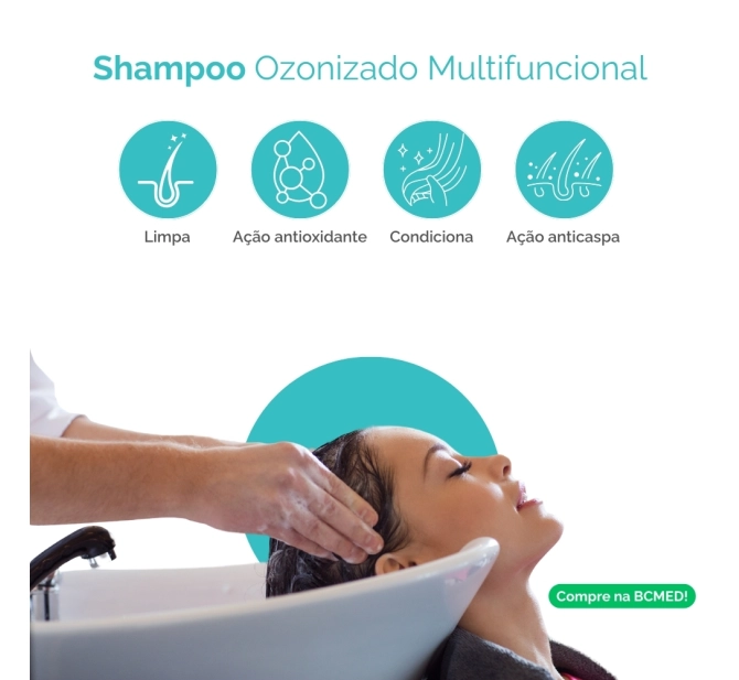 Kit Dupla Diária - Shampoo Ozonizado em Creme + Creme Dental Ozonizado - Ozoncare 