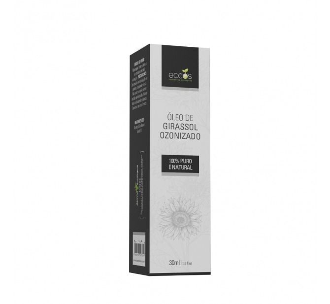 Óleo de Girassol Ozonizado 30ml - Eccos Cosméticos