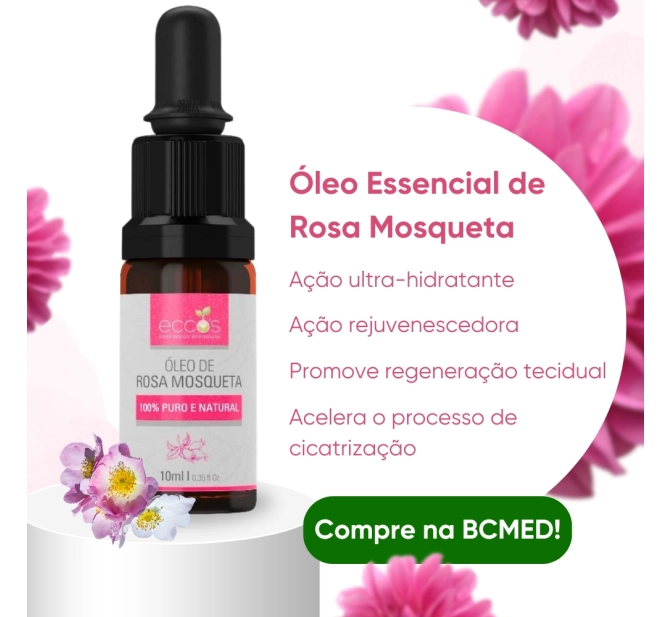 Óleo de Rosa Mosqueta 10ml - Eccos Cosméticos