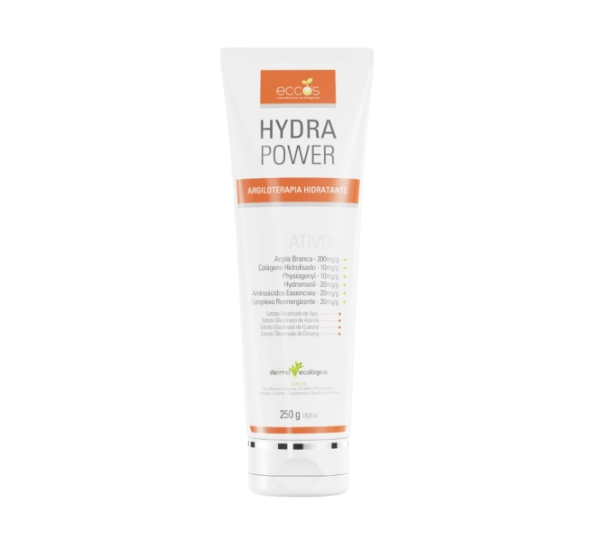 Máscara Facial de Argila Hydra Power 250g - Eccos Cosméticos 