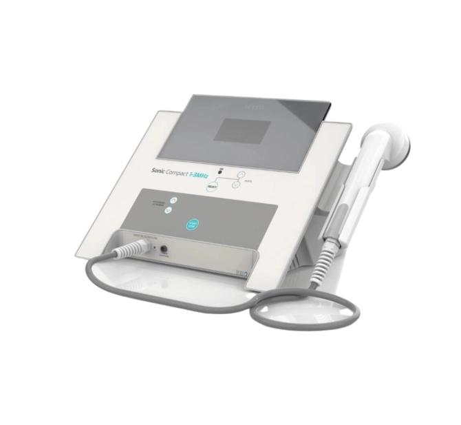 Novo Sonic Compact 1 e 3 Mhz HTM - Aparelho de Ultrassom para Estética e Fisioterapia