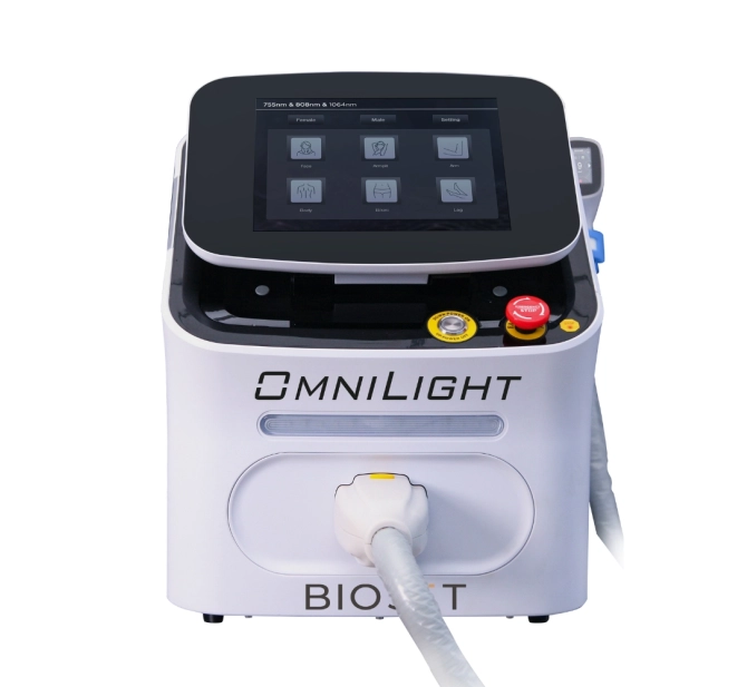 OmniLight - Equipamento de Depilação a Laser Triple Wave (Alexandrite, Diodo e Nd-YAG) - Bioset