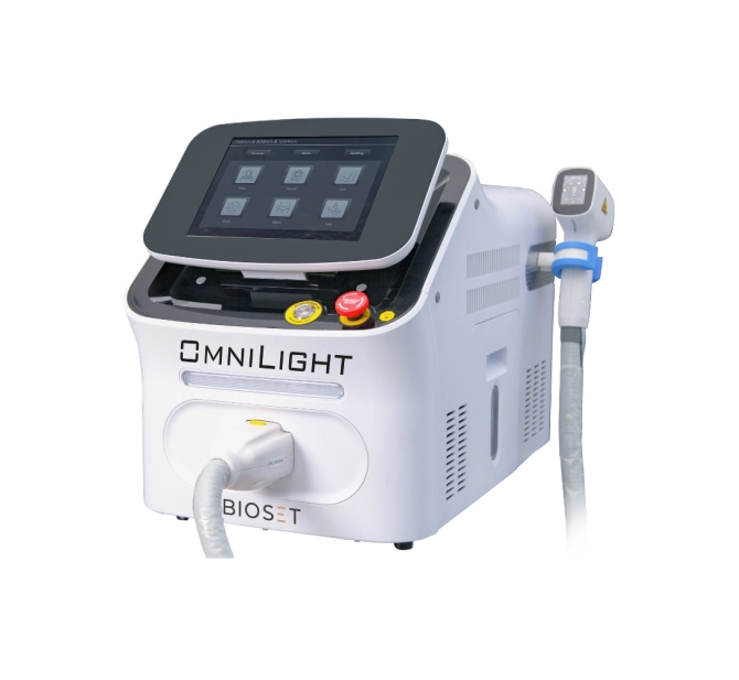 OmniLight - Equipamento de Depilação a Laser Triple Wave (Alexandrite, Diodo e Nd-YAG) - Bioset