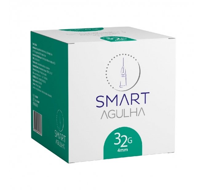 Smart Agulha de Lebel 32G/4mm | Caixa com 100 unidades - Smart GR