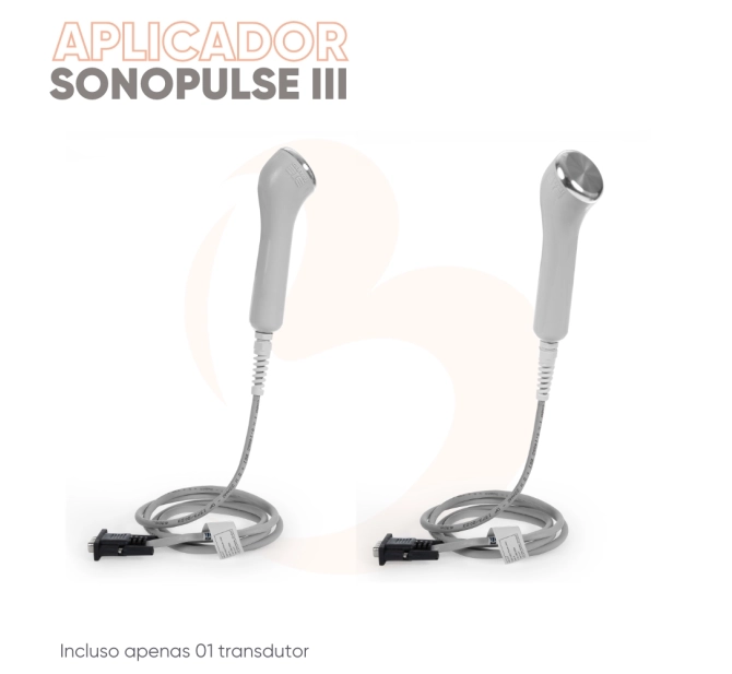 Sonopulse III - Aparelho Ultrassom 1 E 3 MHZ para Estética e Fisioterapia - IBRAMED