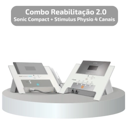 Combo de Reabilitação 2.0 Sonic Compact 1 e 3 MHz + Stimulus Physio 4 Canais - HTM
