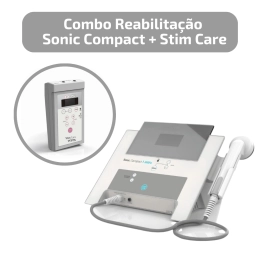 Combo Reabilitação Sonic Compact 1 e 3 MHz + Stim Care - HTM 