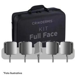 Kit Full Face para Criodermis - 4 Aplicadores de borda Infinita + 1 Aplicador Flex - Medical San 