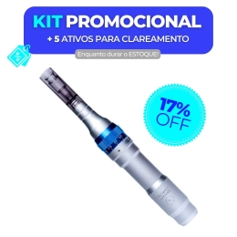 Kit Promocional Smart DermaPen +5 Ativos para Clareamento - Smart GR 