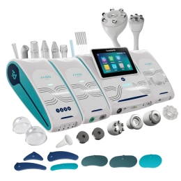 Nioo Prime - Kit para Radiofrequencia, Vacuoterapia, Fototerapia, Peeling e Eletrolipólise