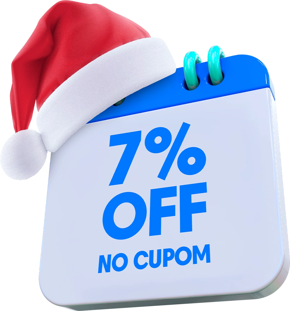 Desconto 7%OFF - Calendário